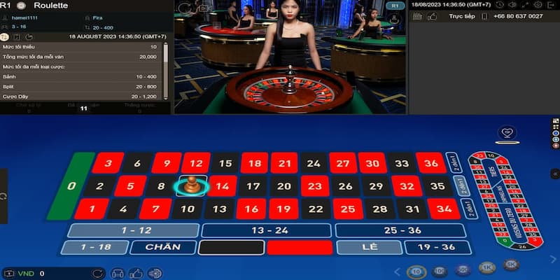 Bí Quyết Thắng Lớn Khi Chơi Roulette Online Hiệu Quả Cao 4 Hội viên đặt cược lệch số trong game Roulette cơ hội thắng lớn